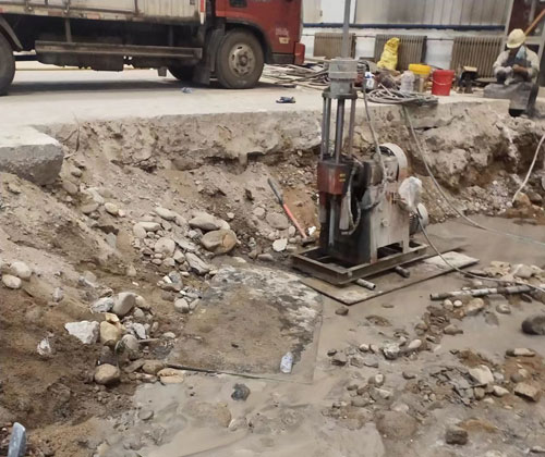 炉霍公路下沉压浆